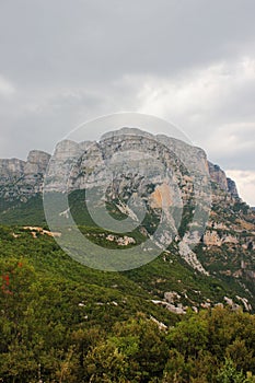 Astraka peak of Mount Tymfi Epirus