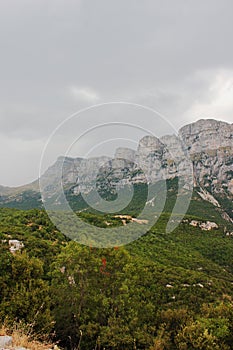 Astraka peak of Mount Tymfi Epirus