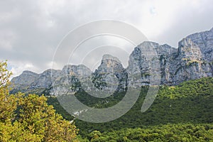 Astraka peak of Mount Tymfi Epirus