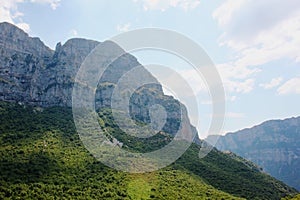 Astraka peak of Mount Tymfi Epirus