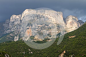 Astraka peak at Pindos mountains in Greece