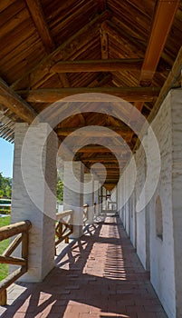 Astrakhan. Kremlin inner side wall