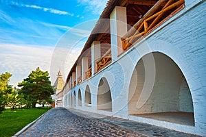 Astrakhan. Kremlin inner side wall