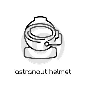 astranaut helmet icon from Astronomy collection.