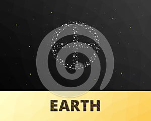 Astro Earth sign. photo