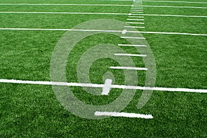 Astro turf football field photo