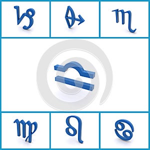 Astrological symbols photo