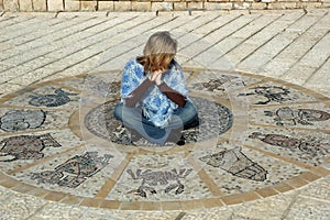 Astrological wheel photo