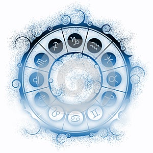 Astrology abstract circle