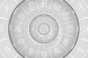 Astrology and alchemy sign background illustration