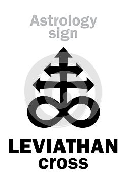 Astrology: LEVIATHAN (The Satanic cross) photo