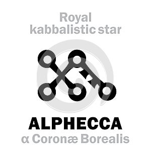 Astrology: ALPHECCA (The Royal Behenian kabbalistic star)