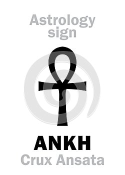 Astrology: ANKH key (Crux Ansata)