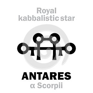 Astrology: ANTARES (The Royal Behenian kabbalistic star)