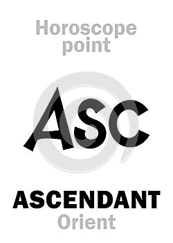 Astrology: ASC (Oriental point)