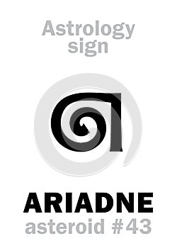 Astrology: asteroid ARIADNE