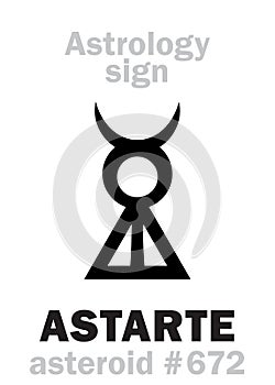 Astrology: asteroid ASTARTE