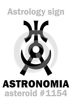 Astrology: asteroid ASTRONOMIA photo