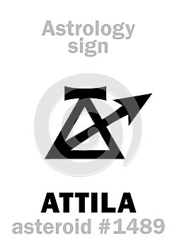 Astrology: asteroid ATTILA (Scourge of God)