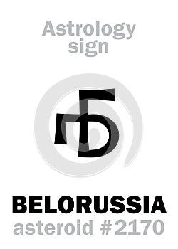 Astrology: asteroid BELORUSSIA