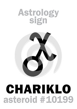 Astrology: asteroid CHARIKLO