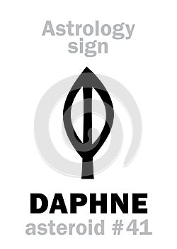 Astrology: asteroid DAPHNE