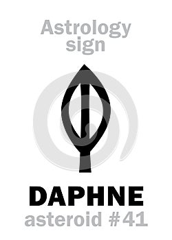 Astrology: asteroid DAPHNE photo