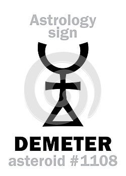 Astrology: asteroid DEMETER