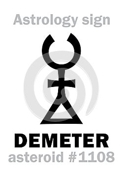 Astrology: asteroid DEMETER