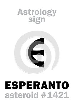 Astrology: asteroid ESPERANTO