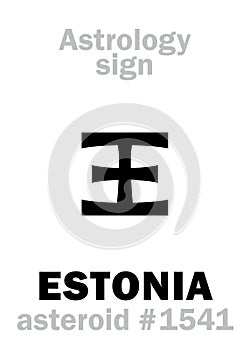 Astrology: asteroid ESTONIA