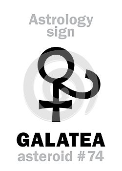 Astrology: asteroid GALATEA