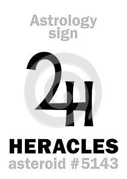 Astrology: asteroid HERACLES (Hercules)