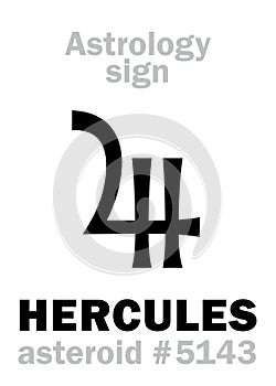 Astrology: asteroid HERCULES (Heracles)