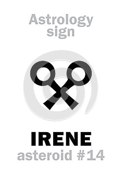 Astrology: asteroid IRENE