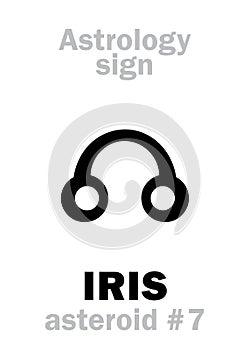 Astrology: asteroid IRIS