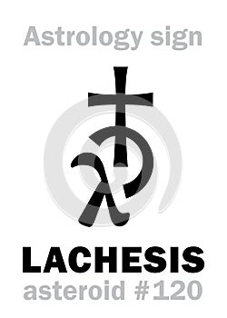 Astrology: asteroid LACHESIS