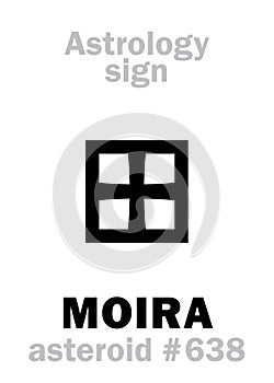 Astrology: asteroid MOIRA