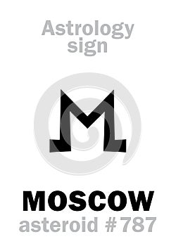 Astrology: asteroid MOSCOW