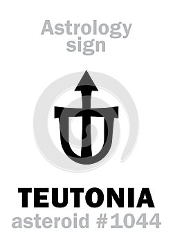 Astrology: asteroid TEUTONIA