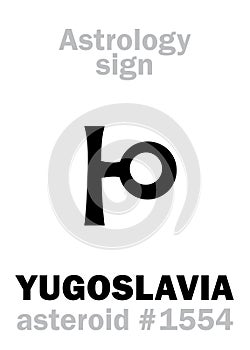 Astrology: asteroid YUGOSLAVIA photo