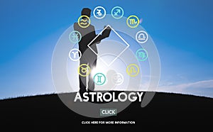 Astrology Astronomy Horoscope Fortune Telling Zodiac Concept