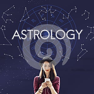 Astrology Comet Constellation Fantasy Galaxy Concept