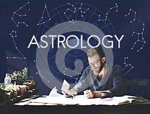 Astrology Comet Constellation Fantasy Galaxy Concept