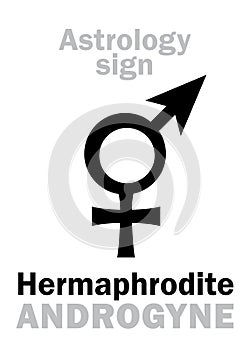 Astrology: HERMAPHRODITE (Androgyne) photo