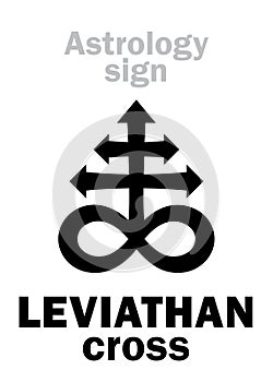 Astrology: LEVIATHAN (The Satanic cross)