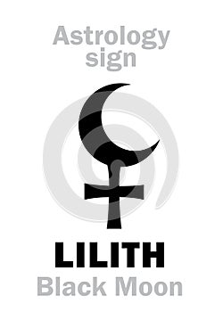 Astrology: LILITH (Black Moon) photo