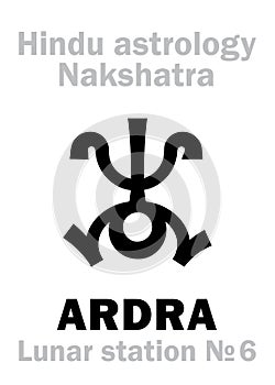 Astrology: Lunar station ARDRA (nakshatra)