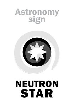 Astrology: Neutron STAR (collapsed dead Star)