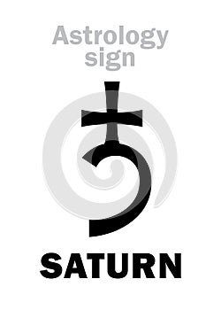 Astrology: planet SATURN